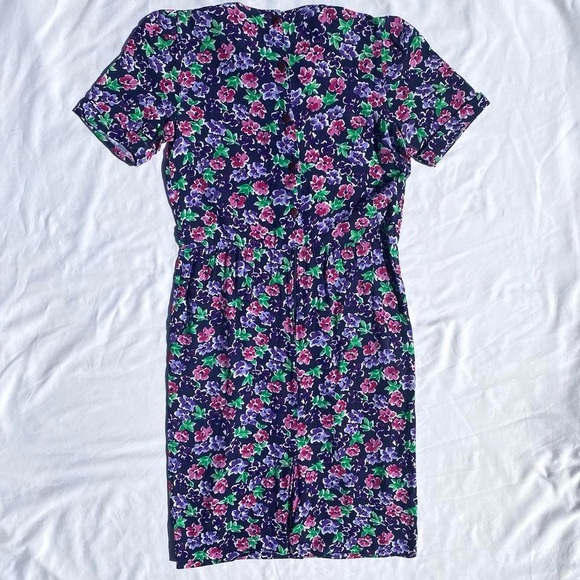 Vintage Karin Stevens Floral Dress - Picture 3 of 8